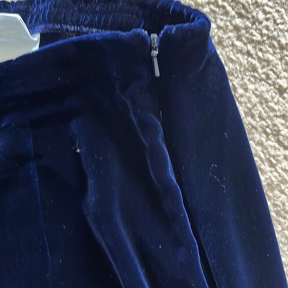 Laura Ashley velvet coord. Shirt and pants. Vintage circa 1990 - Picture 5 of 7